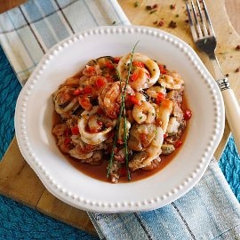 Cazuela de Calamares